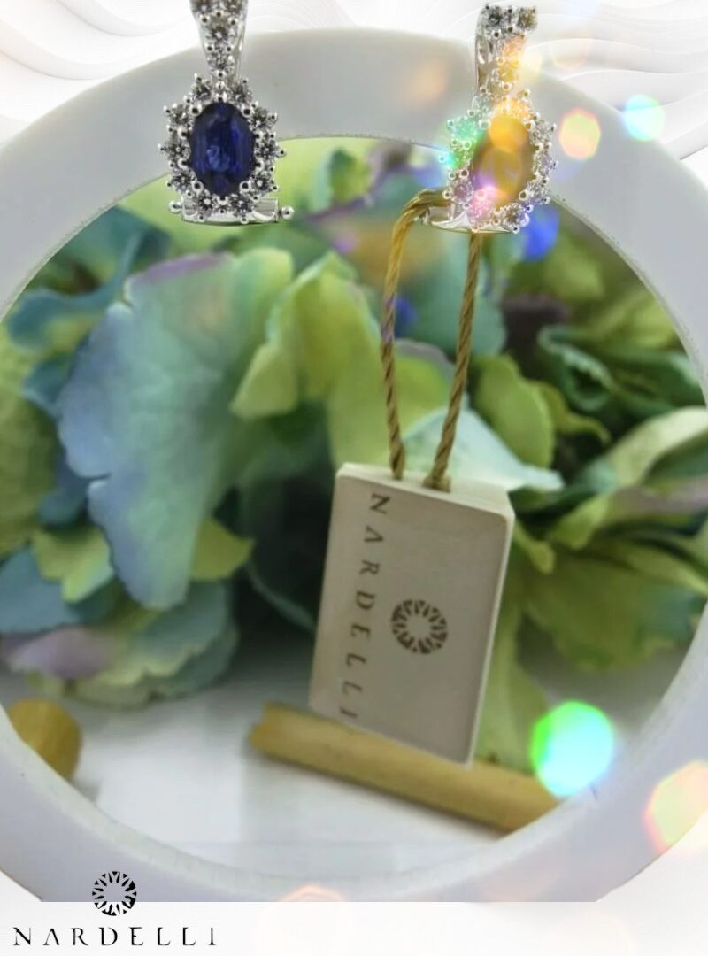 Nardelli Classic Sapphire gyémánt fülbevaló