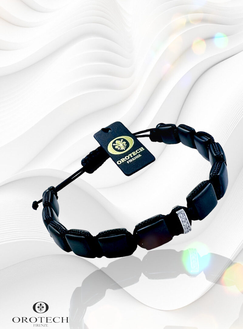 Orotech Black Matt gyémánt karkötő 01