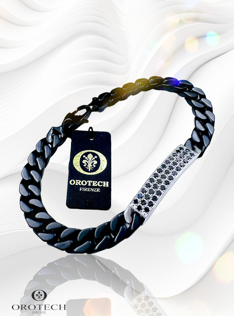 Orotech Black Matt gyémánt karkötő 03