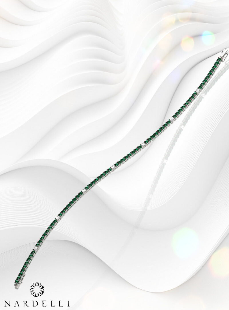 NARDELLI - Verde gyémánt karkötő